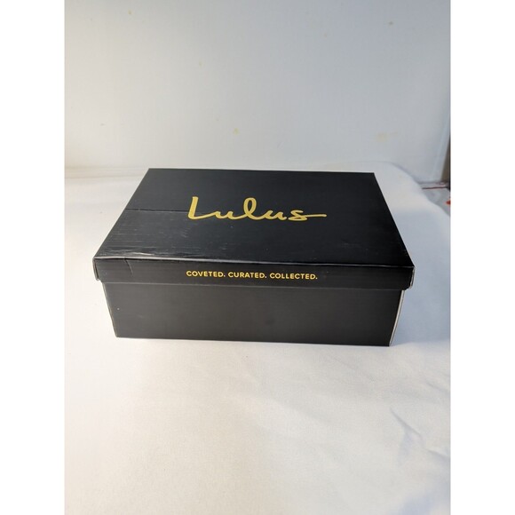 Women's Lulus Satin Pearl Rose Gold Wedding Shoes Pointed High Heels Sephora 10 - Picture 9 of 9